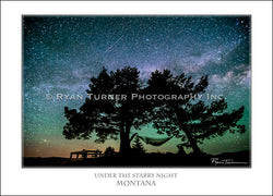 Under the Starry Night - Notecard