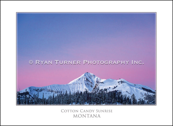Cotton Candy Sunrise - Notecard