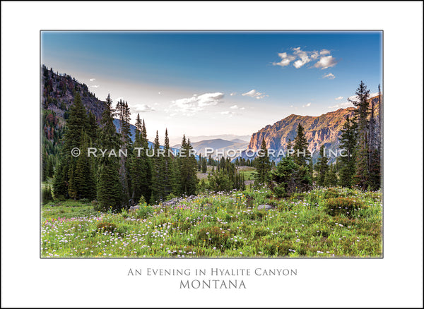 An Evening in Hyalite - Notecard