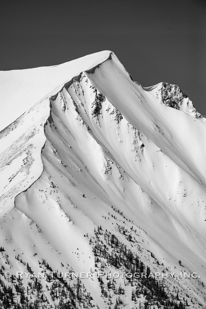 Snow Capped Fan Mountain
