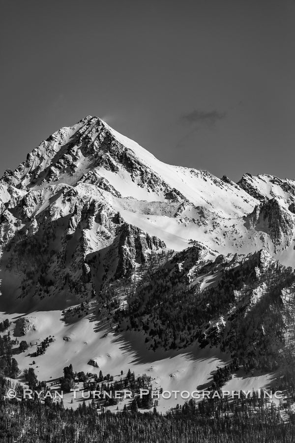 Gallatin Peak Beyond Beehive Basin