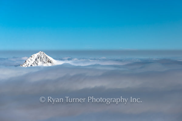 Gallatin Peak in a Sea of Clouds
