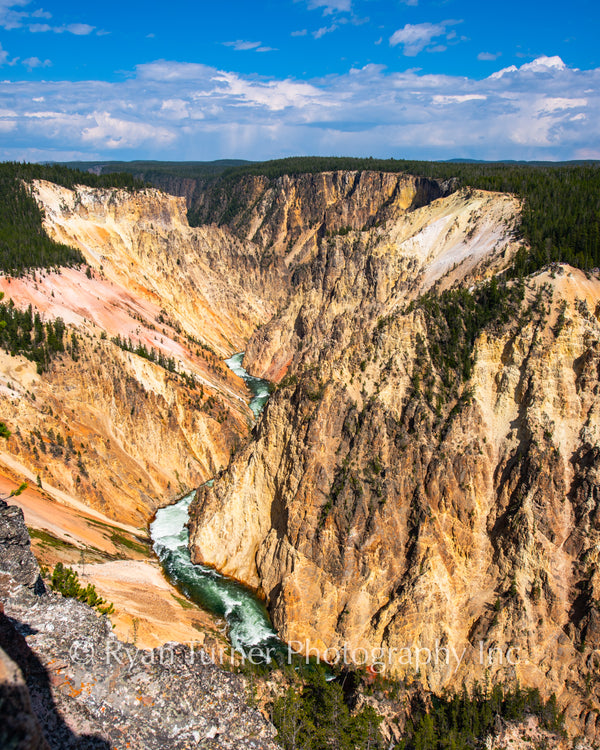 A Yellowstone River Grand Canyon View