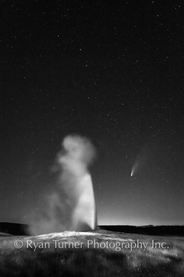 Neowise and Old Faithful - 2020