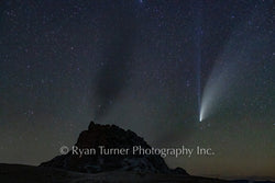 Comet Neowise in Yellowstone's Night Sky - 2020
