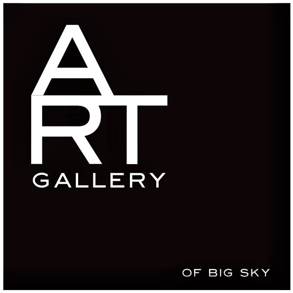 ART Gallery of Big Sky Square Sticker - 3"