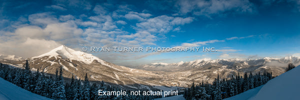 Dreamy Lone Peak and the Spanish Peaks 23/150  (12"x32")