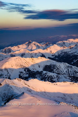 Glow over the Spanish Peaks