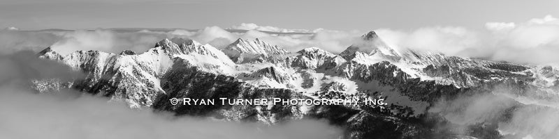 Spanish Peaks in the Clouds
