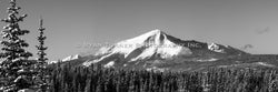 Lone Peak Rising Out of the Forest