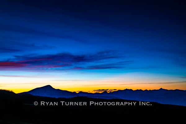 Evening Glow Over Big Sky