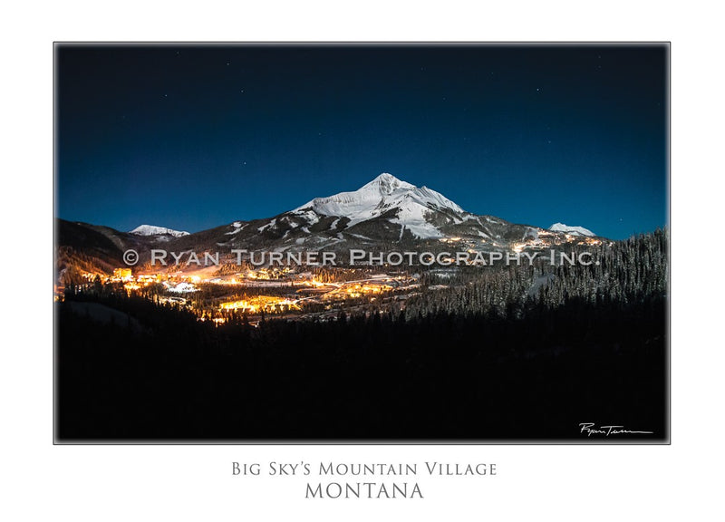 Big Sky's Mountain Village - Notecard