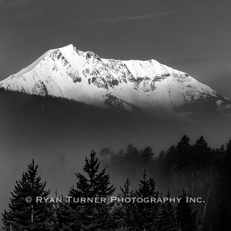 Fan Mountain Rising Out of the Mist