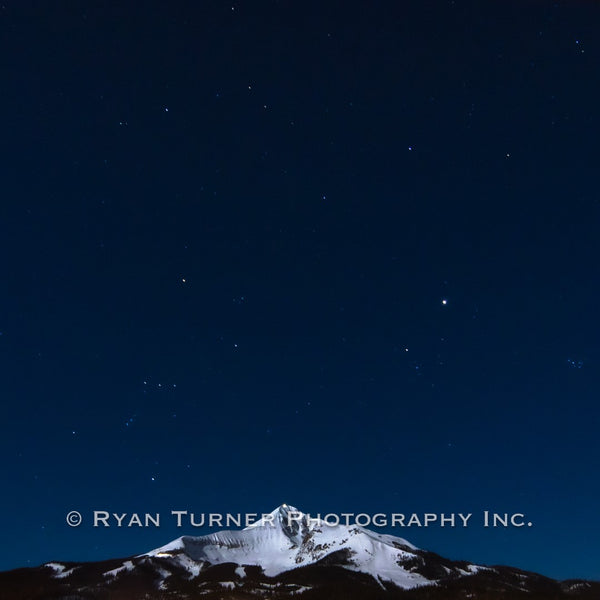 Lone Peak in the Night