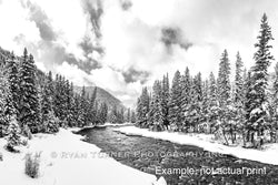 A Winter Day On The Gallatin (40"x60")