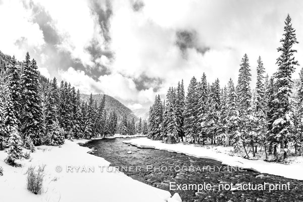 A Winter Day On The Gallatin (40"x60")