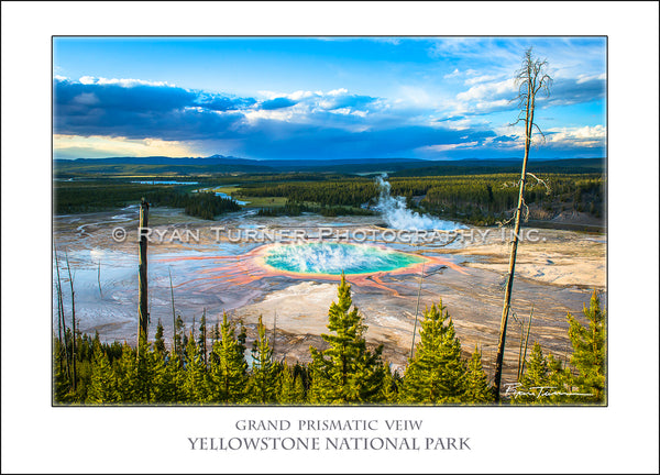 Grand Prismatic View - Notecard