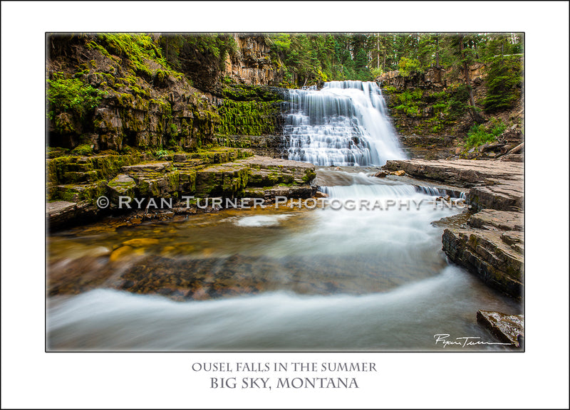 Ousel Falls in the Summer - Notecard